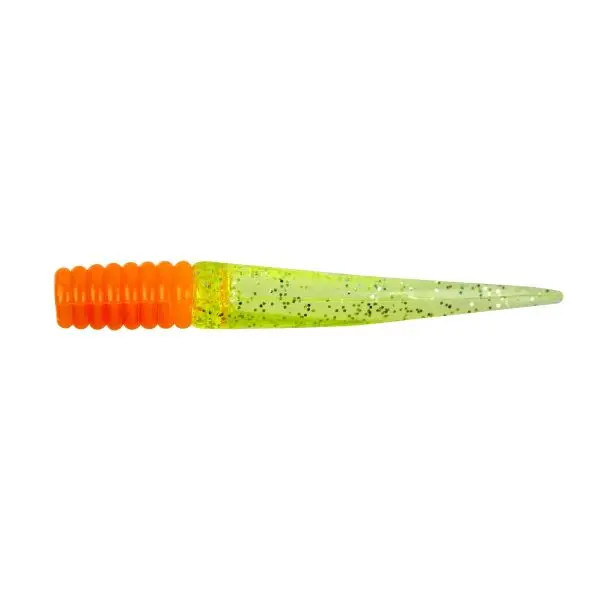 Bobby Garland 3" Slab Slay'R 10pk - Orange Chartreuse Silver