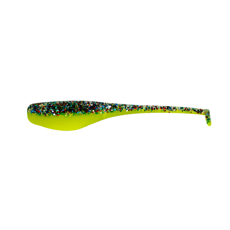 Bobby Garland 2" Baby Shad Swim'R 15pk - Mo' Glo Green Lantern