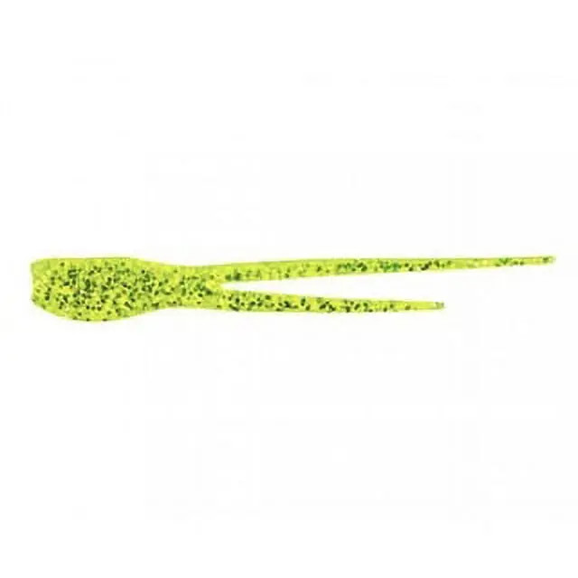 Bobby Garland 2" Split Tail 15pk - Chartreuse Gold