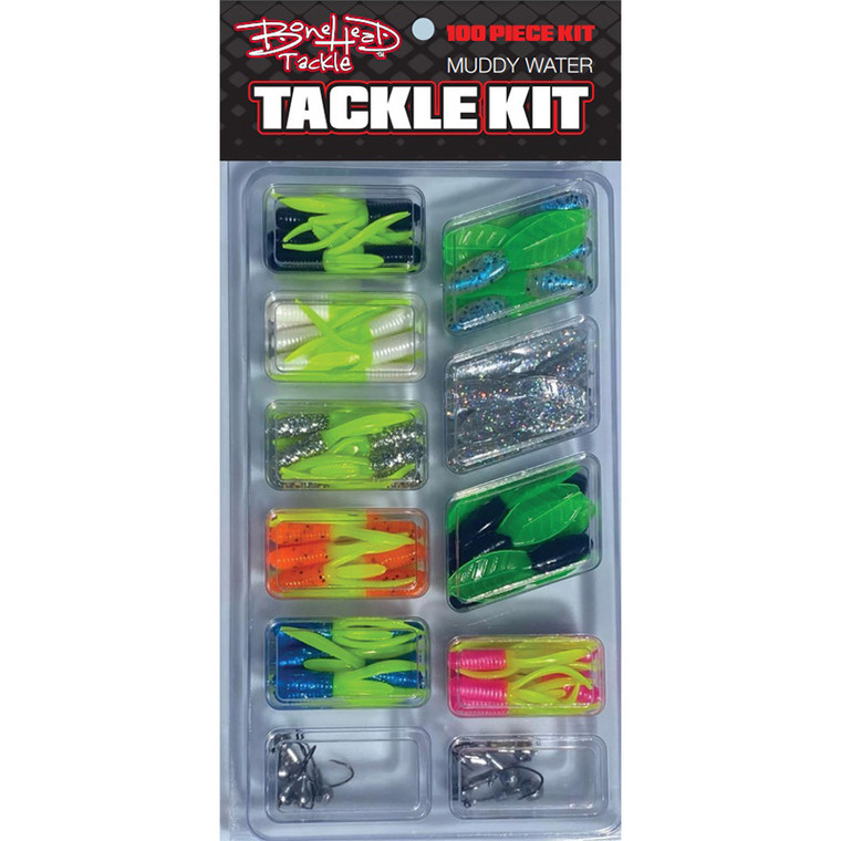 Bonehead Tackle Pack - 100pc Muddy Water