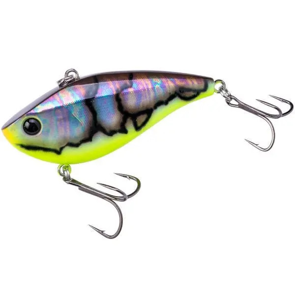 Booyah Hard Knocker - 2 1/2 IN -1/2 OZ - Graffiti Chartreuse Craw