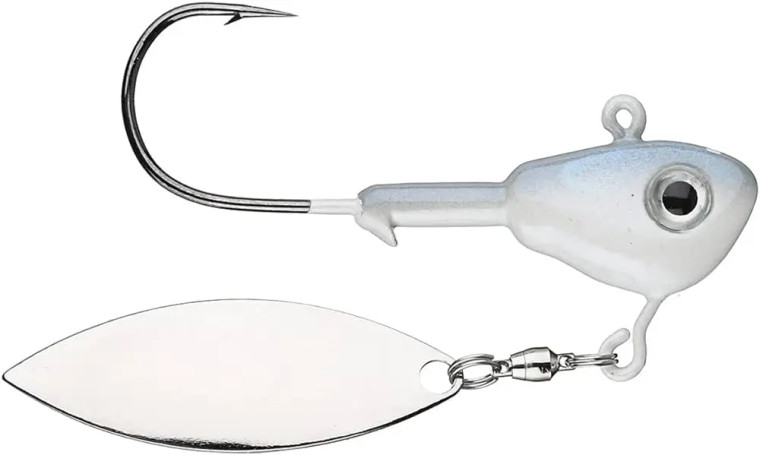 Buckeye Lures 3/8oz Pearl Single Blade Su-Spin
