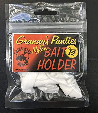 CatchFish Annie Granny's Panties Nylon Bait Holder 12/pkg