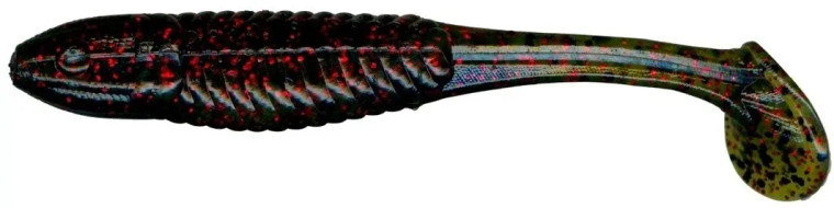 Charlie Brewers Slider 3.5" Shad 8/pk - Watermelon Red