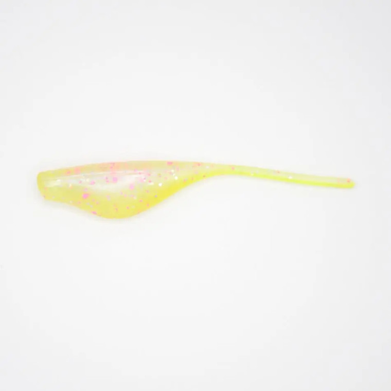 Crappie Slammers 12ct Straight Shad - Pink Lemonade