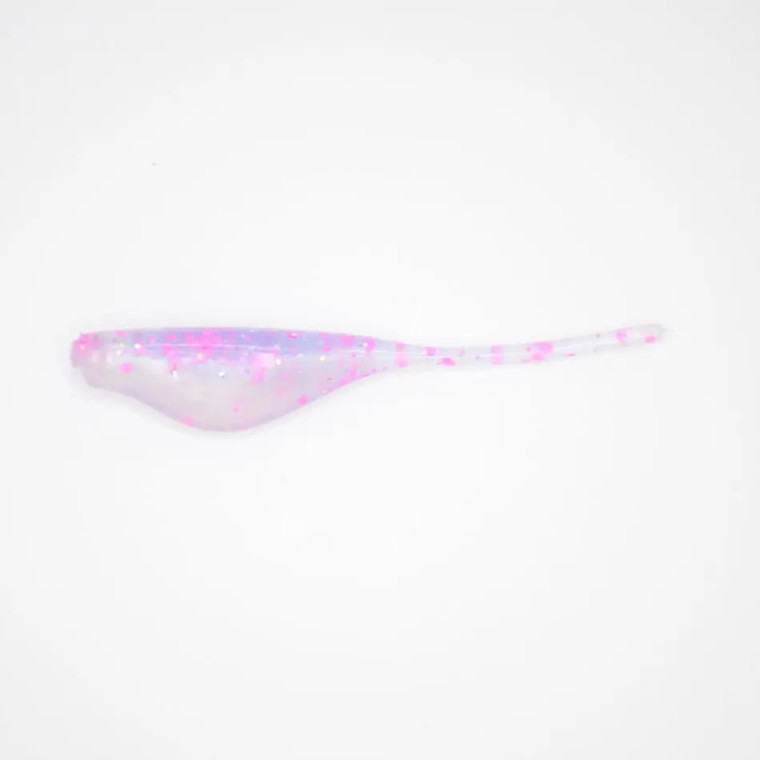 Crappie Slammers 12ct Straight Shad - Sunset Pearl