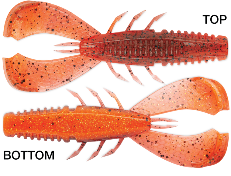 CrushCity Cleanup Craw 3 Red Craw