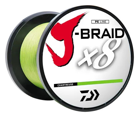 Daiwa J-Braid x8 Chartreuse 30lb 300m