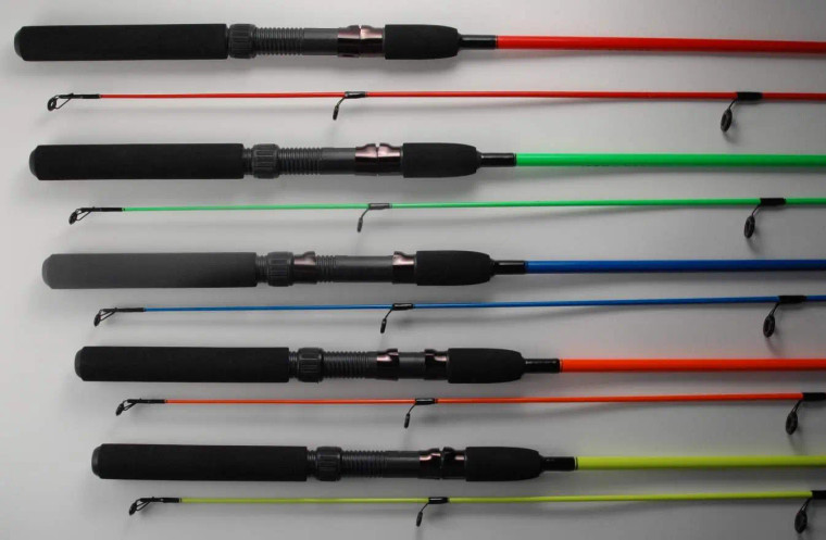 Tide Rite 5' 2pc Spinning Rod Assorted Neon