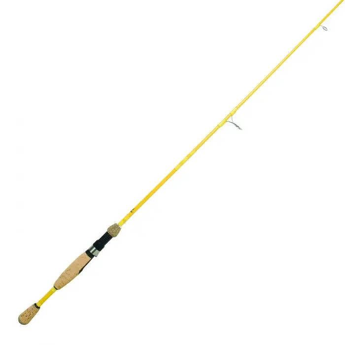 Eagle Claw Featherlight Spinning Rod 2pc 7'6" UL Glass - Yellow