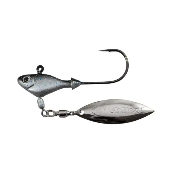 Fish Head Underspin Jig 3/16oz - Smokin Shad