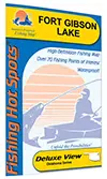 Fishing Hot Spots Maps Fort Gibson Lake Fishing Map