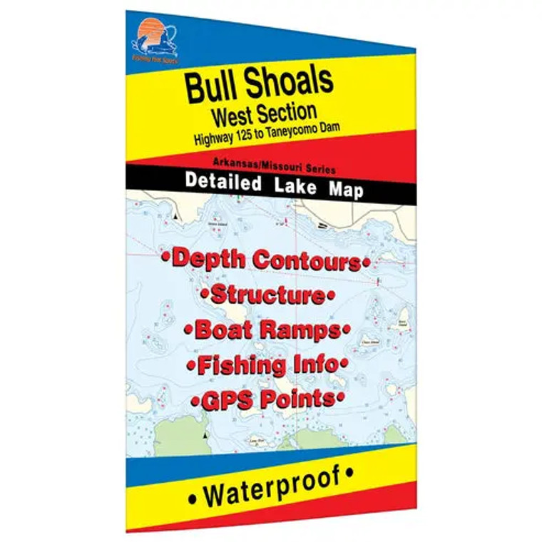 Fishing Hot Spot Maps Bull Shoals - West