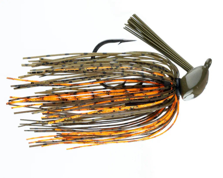 Freedom FT Structure Jig 1/2oz - 5/0 VMC Flat Eye Hook - Green Craw