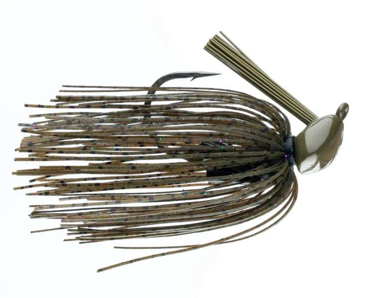 Freedom FT Structure Jig 5/8oz - 5/0 VMC Flat Eye Hook - Green Pumpkin Candy