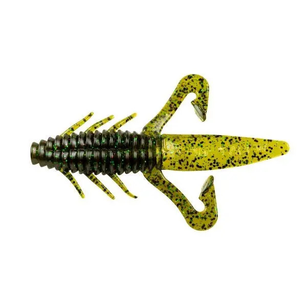 Gene Larew 4.25" Biffle Bug 8pk - Dark Watermelon Candy