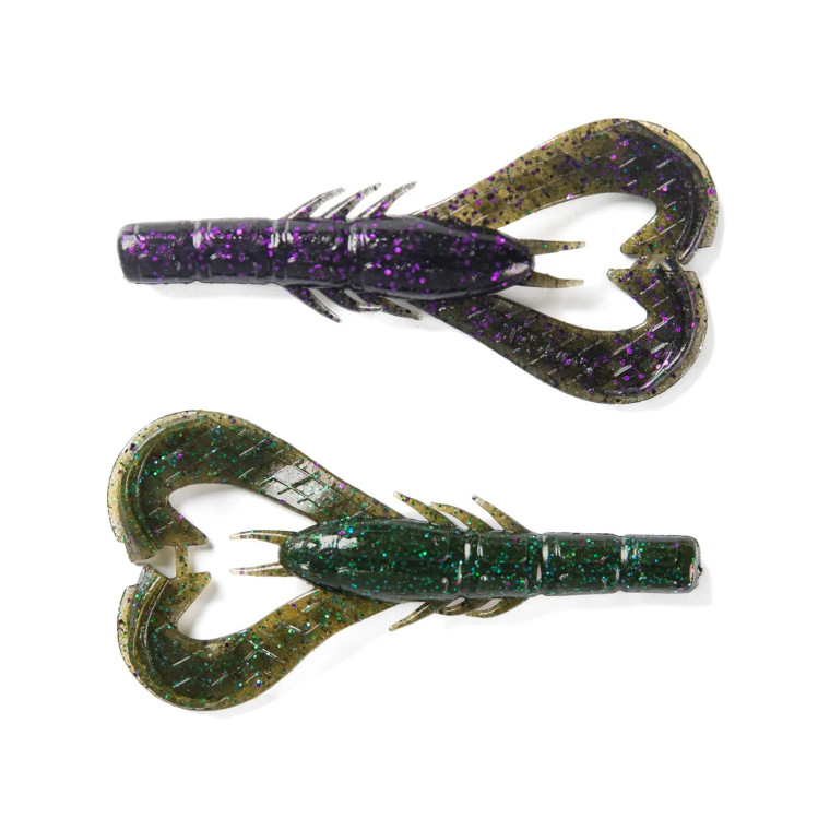 Googan Baits 3" Krackin' Craw 10pk - Sprayed Lettuce