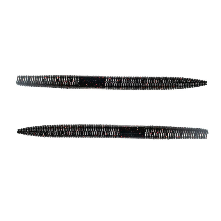 Googan Baits 4" Lunker Log 9pk - Black Red Flake