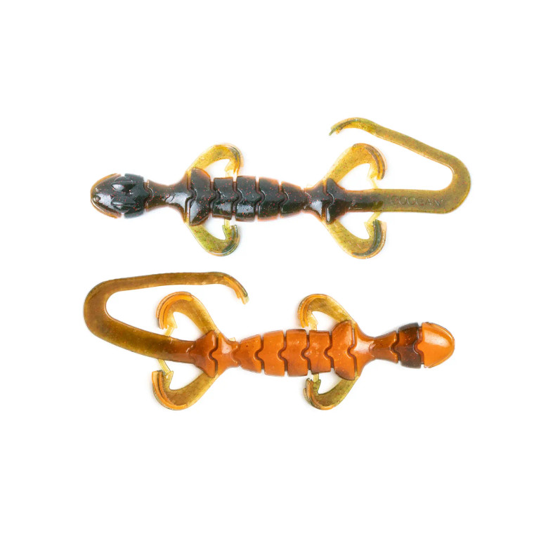 Googan Baits 7" Slizzard 7pk- Sunset Bug
