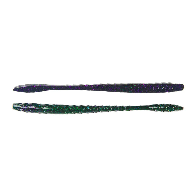 Googan Baits 8" Slim Shake Worm 7pk -Sprayed Lettuce