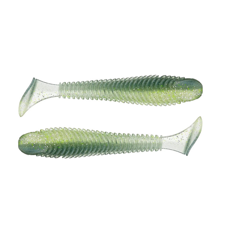 Googan Baits Saucy Swimmer 3.3" 8pk - Sexy Shimmer