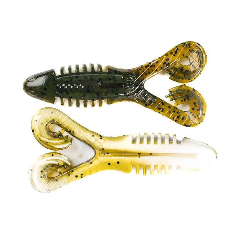 Googan Baits Toad 5pk -Green Pumpkin Pearl