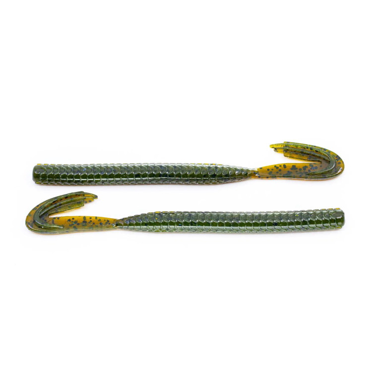Googan Baits 7.25" Blazin Worm XL Green Pumpkin