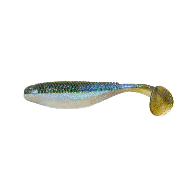 Googan Baits 4" Saucy Slimmer - Electric Shad