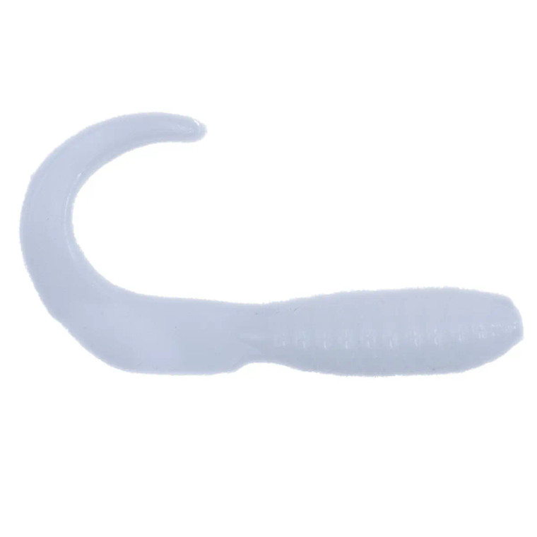 Head Hunter - 3" Grub 100 Count - 01- White Head Hunter - 3" Grub 100 Count - 01- White