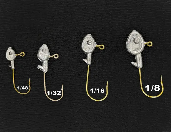 Head Hunter - 1/4oz Round Head Unpainted Bronze Hook 100pk