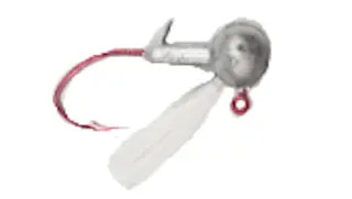 Head Hunter - 3/32oz Red Sickle Weedless Jig Head 10pk