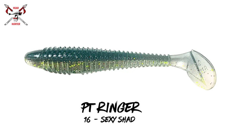 Head Hunter - 2.8" PT Ringer 8pc - Sexy Shad