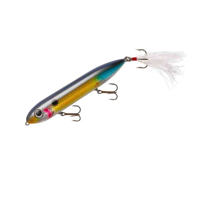 Heddon Feathered Super Spook - Wounded Shad