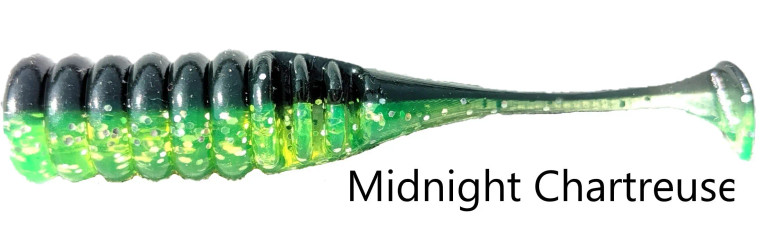 Jenko 2" Big T Tickle Fry 12pk - Midnight Chartreuse