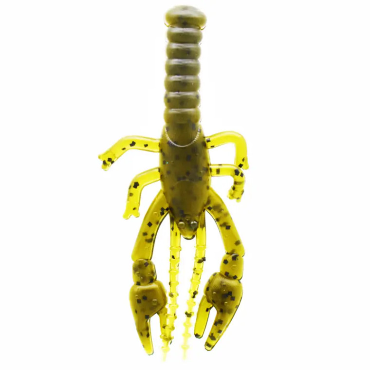 Jewel 3" Craws 6pk - Green Pumpkin