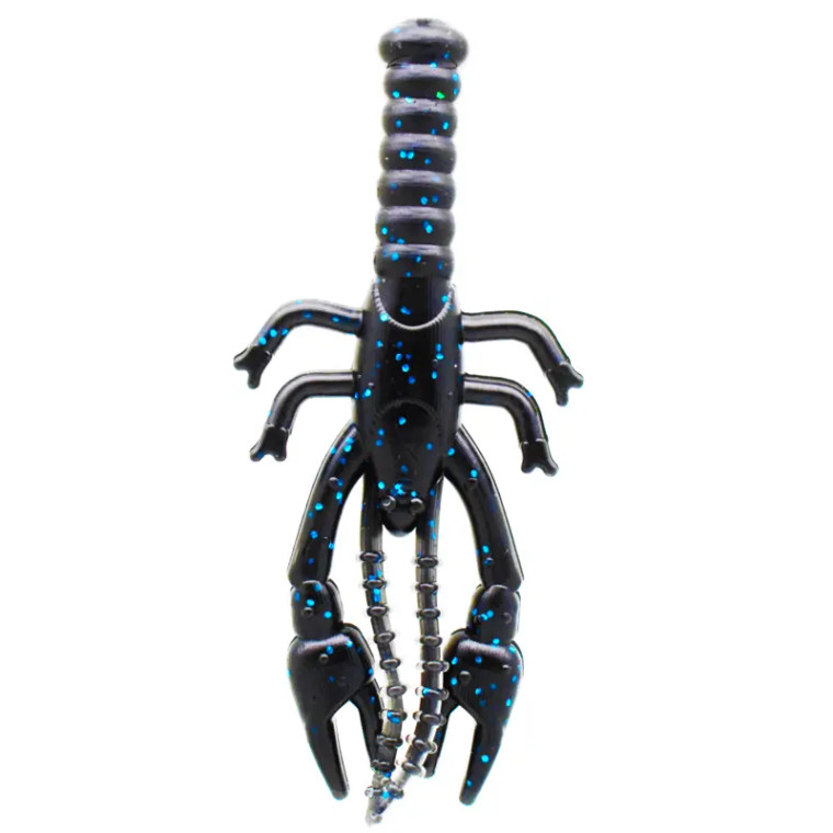 Jewel 3" Craws 6pk - Black/Blue Flake Flake