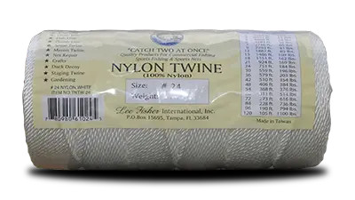 Joy Fish - 1/4lb White Twisted Nylon Twine sz36