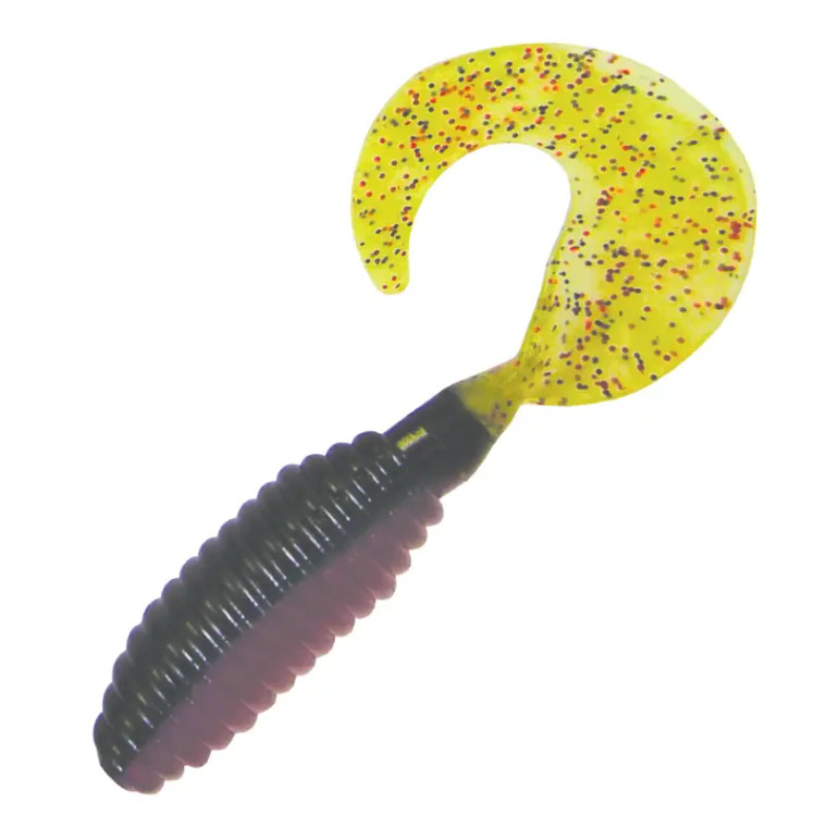 Kalin's 3" Triple Threat Grub 10pk - Tequila Sunrise