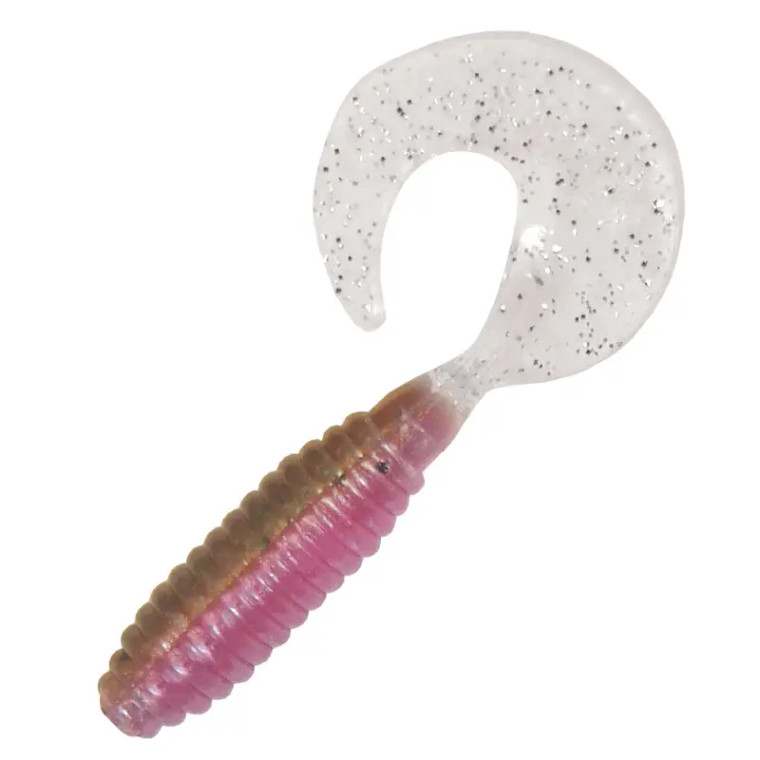 Kalin's 3" Triple Threat Grub 10pk - Rainbow Trout