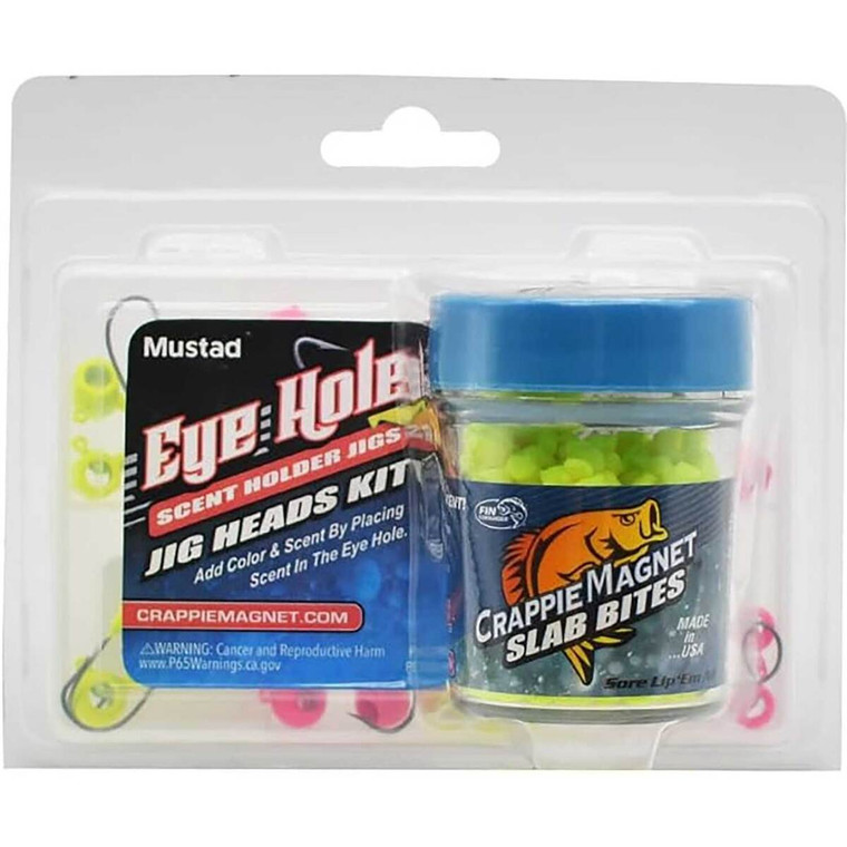 Leland's Lures Eye Hole Bundle 24 pc kit + Slab Bites