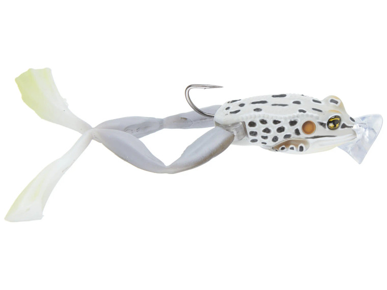 Live Target 2.5" Ultimate Popper Frog - Albino White