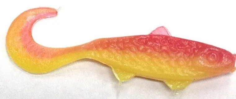 Luck "E" Strike - 1" Swim N Minnow Orange/Yellow 25pk