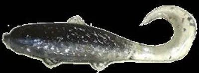 Luck "E" Strike - 2" Swim N Minnow Black Comet 25pk