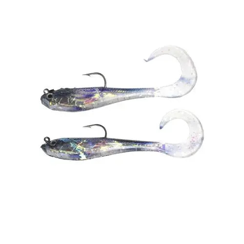 Lucky E Strike Mirror Image Darting Shad 3" - Black