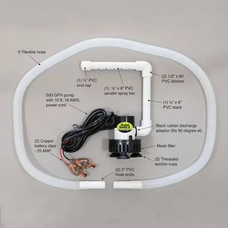 Marine Metal SUPER SAVER II LIVEWELL SYSTEM Marine Metal SUPER SAVER II LIVEWELL SYSTEM