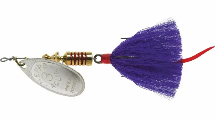Mepps - 1/4oz Aglia Silver/Purple