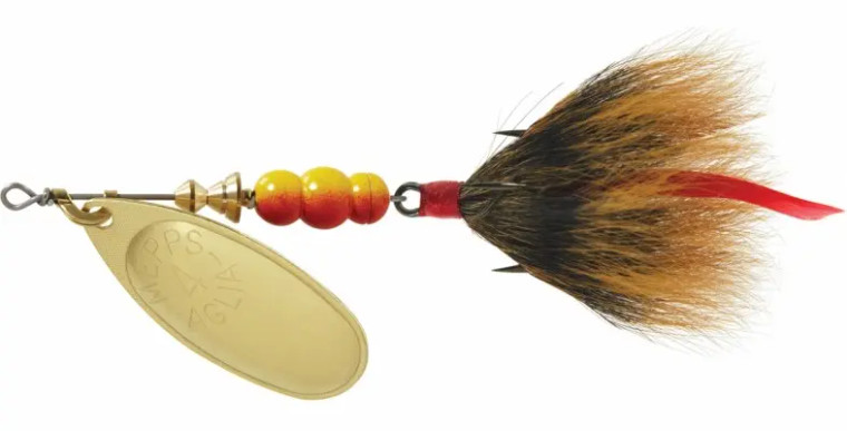 Mepps - 1/3oz Aglia Gold/Brown