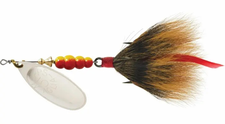 Mepps - 1/2oz Aglia Silver/Brown