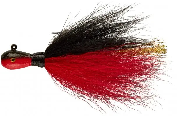 Mepps - 1/2oz Bucktail Jig - Black/Red