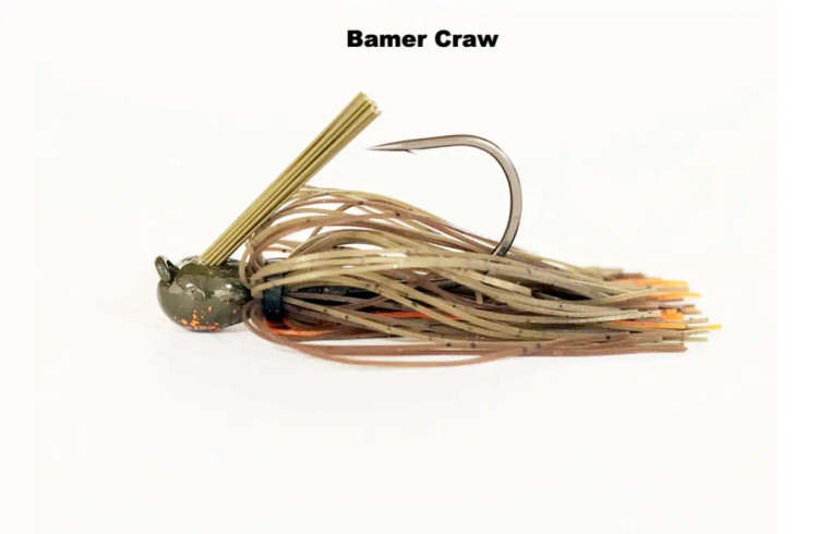 Missile Baits Ike's Flip Out Jig 3/8oz 5/0 1pk - Bamer Craw